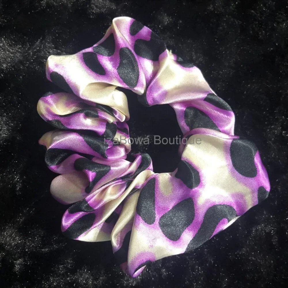Bundle (6) Satin Scrunchie   ISC8125  - KIDS  Handmade NWT Boutique
